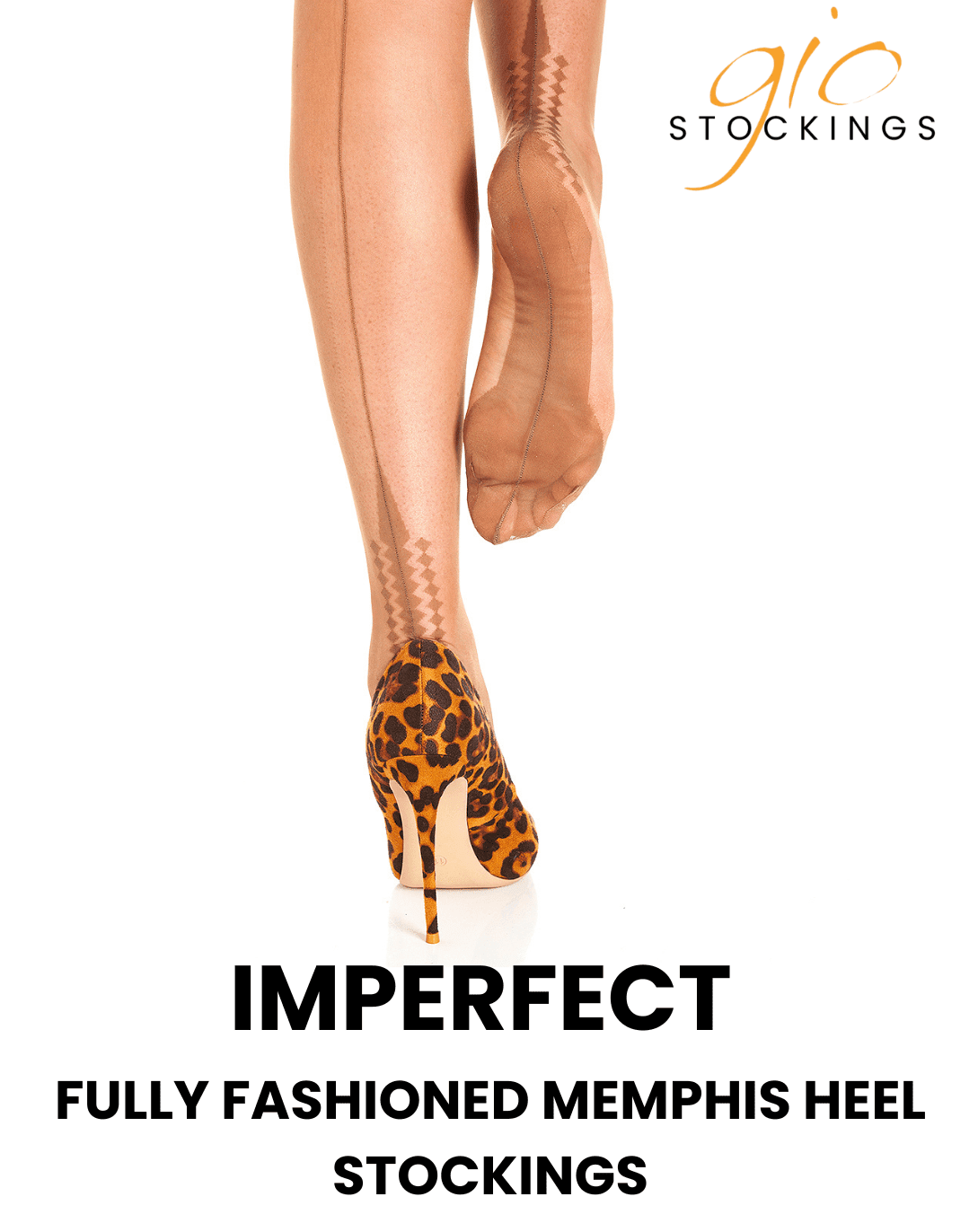 Gio Imperfects - Fully Fashioned Memphis Heel Stockings