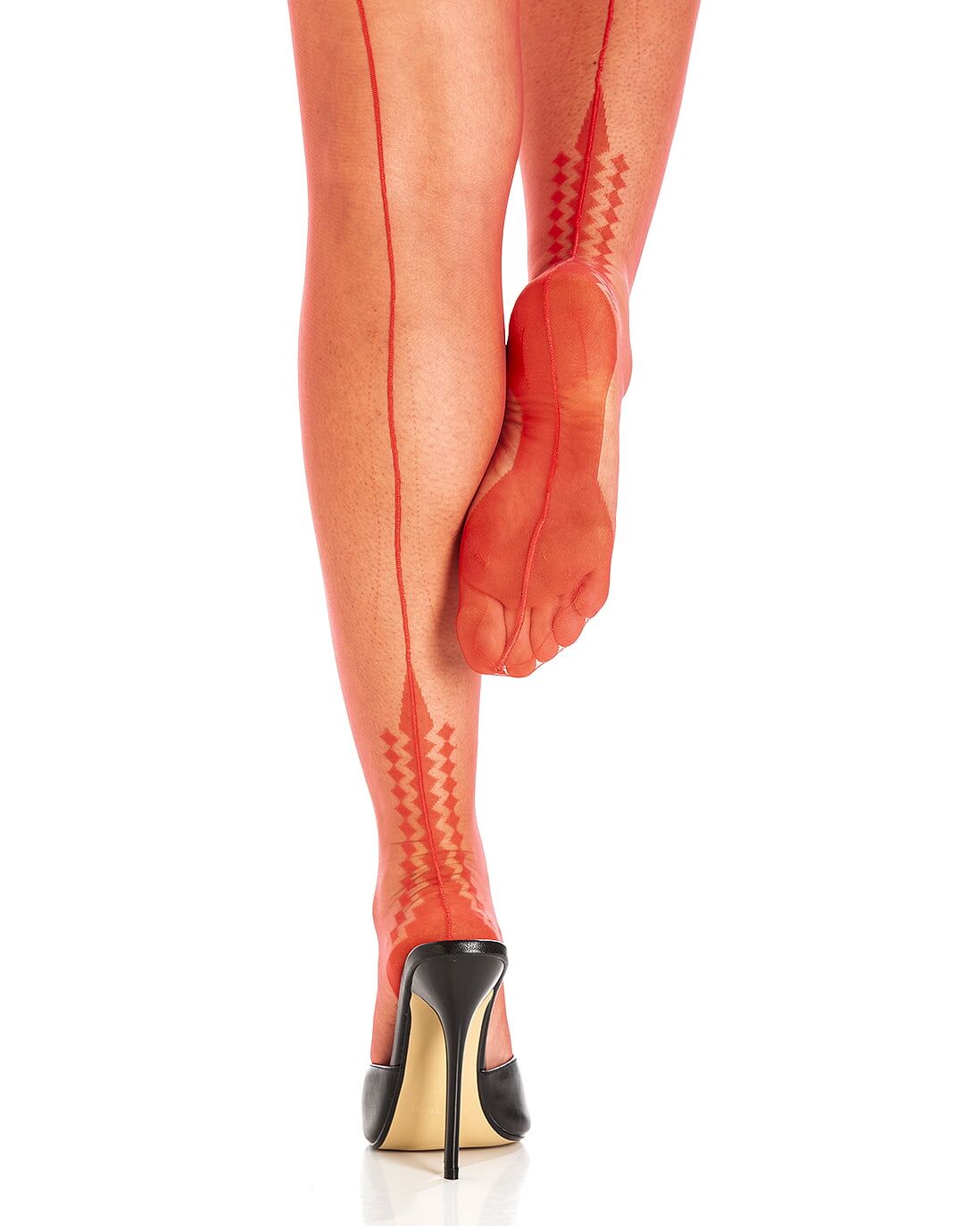 Garnet Limited Edition -Fully Fashioned Memphis Heel Stockings