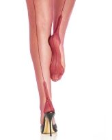 Black Cherry Wine – Fully Fashioned Atlanta Heel Stockings