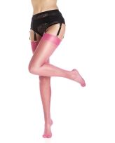 Peony - Fully Fashioned Cuban Heel Stockings