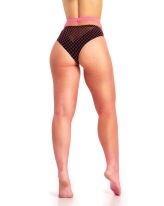 Neon Pink Limited Edition - Marseille Fishnet Tights - Image 3